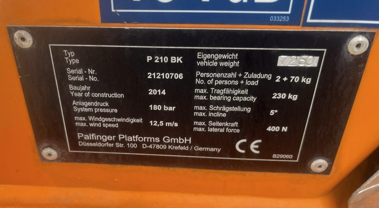 Грузовик с подъемником Mercedes Atego 718 E6 4x4 Zwyżka PALFINGER P210 BK Podnośnik Koszowy: фото 7