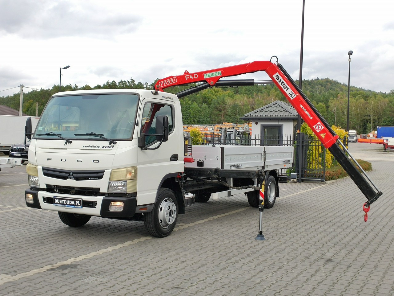 Mitsubishi Canter Fuso 7C15 3.0/150KM HDS FASSI F40 UNIKAT Super Stan !!! - Грузовик бортовой/ Платформа, Автоманипулятор: фото 4 Mitsubishi Canter Fuso 7C15 3.0/150KM HDS FASSI F40 UNIKAT Super Stan !!! - Грузовик бортовой/ Платформа, Автоманипулятор: фото 4