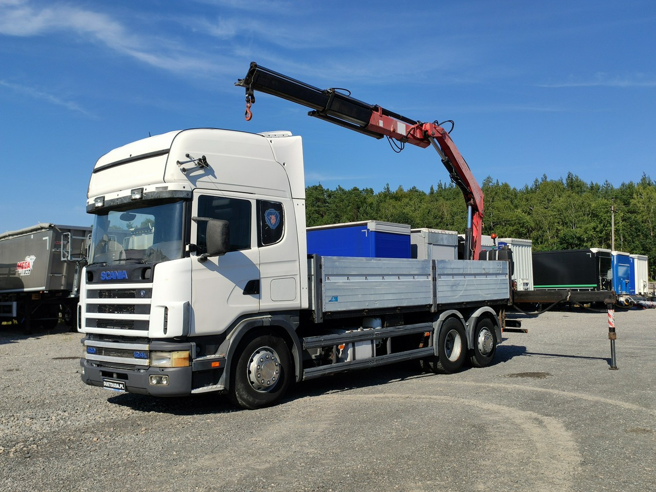 Scania 124L 420 6x2 Retarder HDS FASSI F170 Budowlanka - Грузовик бортовой/ Платформа, Автоманипулятор: фото 1 Scania 124L 420 6x2 Retarder HDS FASSI F170 Budowlanka - Грузовик бортовой/ Платформа, Автоманипулятор: фото 1