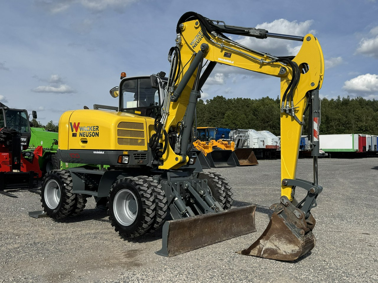 Wacker Neuson EW100 Pług + Podpory 10 ton Szybkozłącze Klimatyzacja - Колёсный экскаватор: фото 5 Wacker Neuson EW100 Pług + Podpory 10 ton Szybkozłącze Klimatyzacja - Колёсный экскаватор: фото 5
