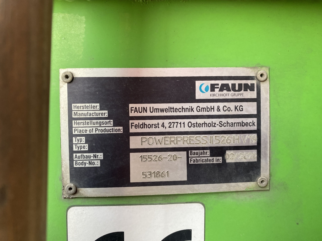 Mercedes-Benz 2533 L 6x2 - Мусоровоз: фото 3 Mercedes-Benz 2533 L 6x2 - Мусоровоз: фото 3