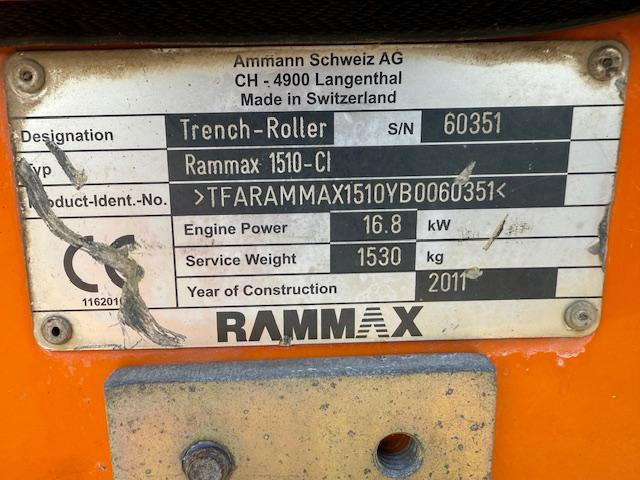 Ammann Rammax 1510-CI - Каток тротуарный: фото 5 Ammann Rammax 1510-CI - Каток тротуарный: фото 5