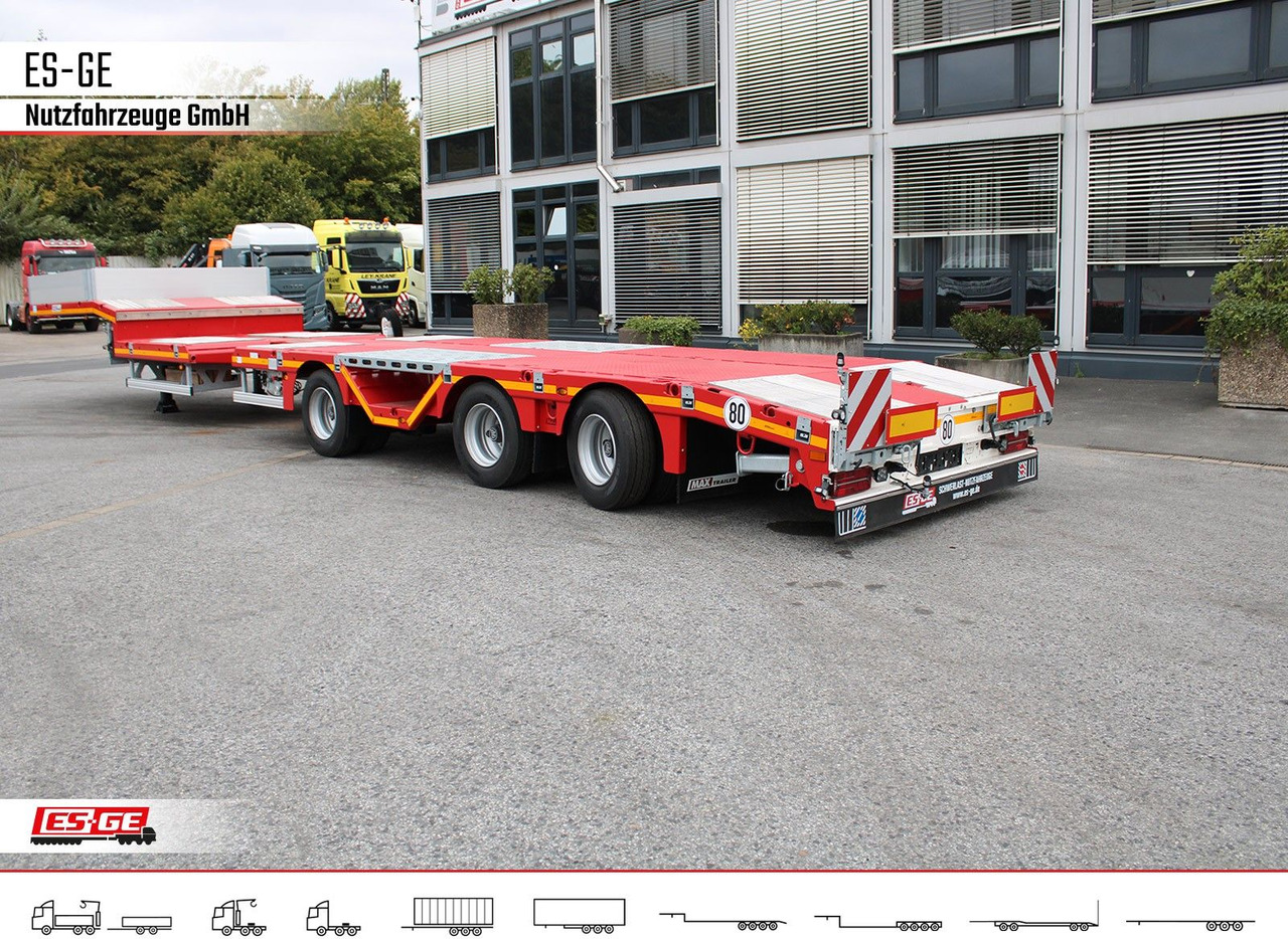 Низкорамный полуприцеп Faymonville MAX Trailer MAX100 Semi-Tieflader Radmulden: фото 8