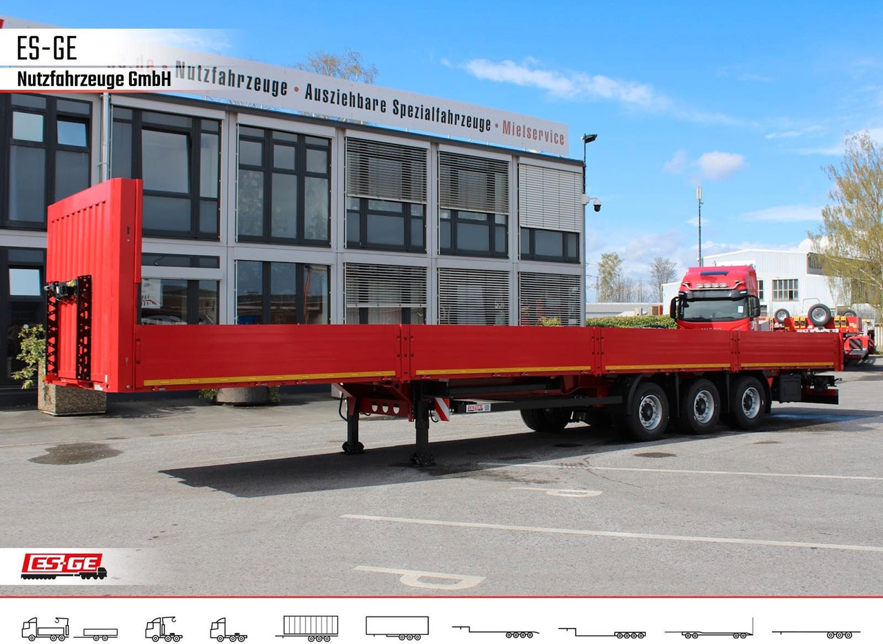 Kögel 3-Achs-Mega Chassis, Bordwände - Полуприцеп бортовой/ Платформа: фото 2 Kögel 3-Achs-Mega Chassis, Bordwände - Полуприцеп бортовой/ Платформа: фото 2