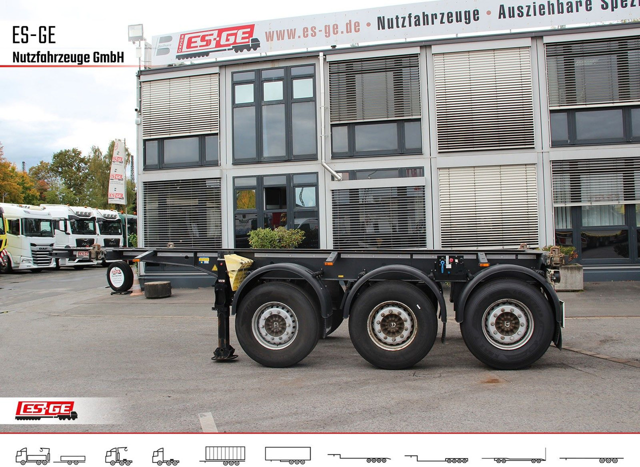 Krone 3-Achs-Containerchassis 20' - Полуприцеп-контейнеровоз/ Сменный кузов: фото 5 Krone 3-Achs-Containerchassis 20' - Полуприцеп-контейнеровоз/ Сменный кузов: фото 5