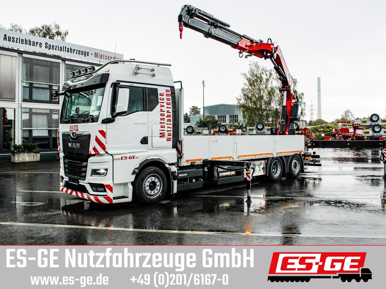 MAN TGX 26.480 6x2-4 LL CH mit Fassi F545RA.2.26 - Грузовик бортовой/ Платформа, Автоманипулятор: фото 1 MAN TGX 26.480 6x2-4 LL CH mit Fassi F545RA.2.26 - Грузовик бортовой/ Платформа, Автоманипулятор: фото 1