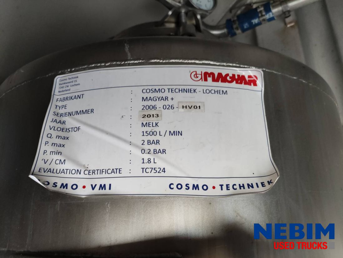 Полуприцеп-цистерна Magyar S43EDD Milk Tank - 36.000L: фото 6