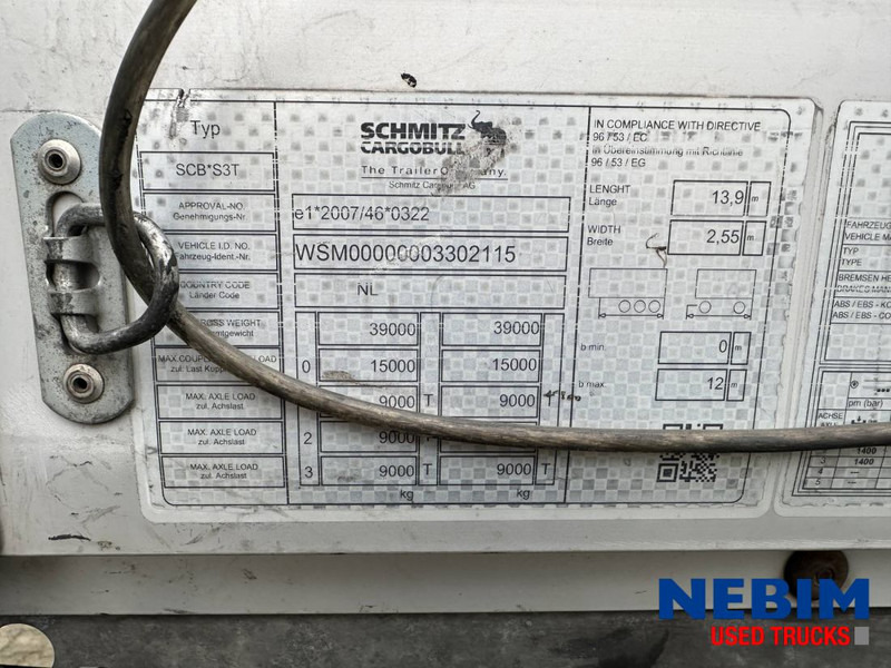 Schmitz Cargobull SCB*S3T - Curtainsider / Pritsche Plane / Sliding roof - Тентованный полуприцеп: фото 4 Schmitz Cargobull SCB*S3T - Curtainsider / Pritsche Plane / Sliding roof - Тентованный полуприцеп: фото 4