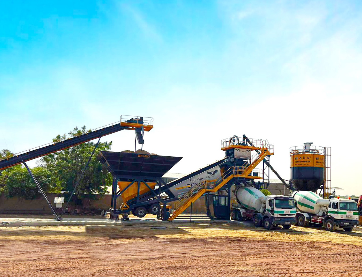 FABO mobile concrete batching plant - Бетонный завод: фото 2 FABO mobile concrete batching plant - Бетонный завод: фото 2