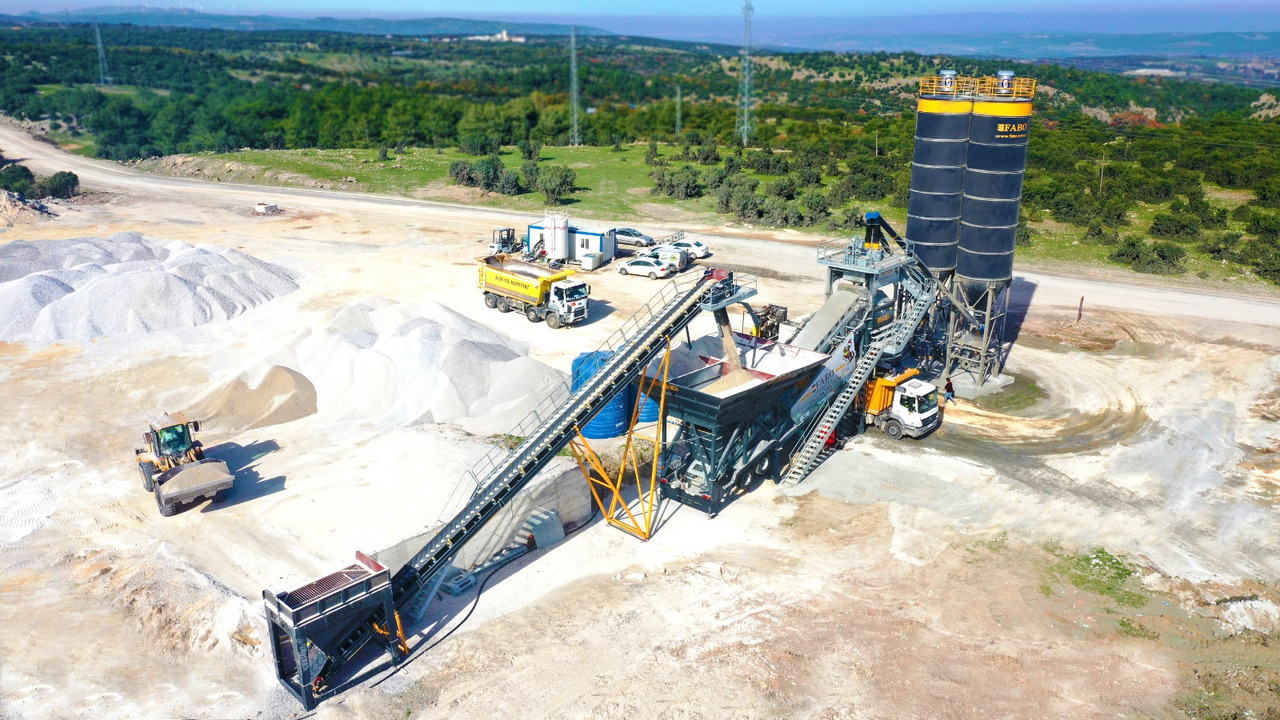 Новый Бетонный завод FABO mobile concrete batching plant: фото 1