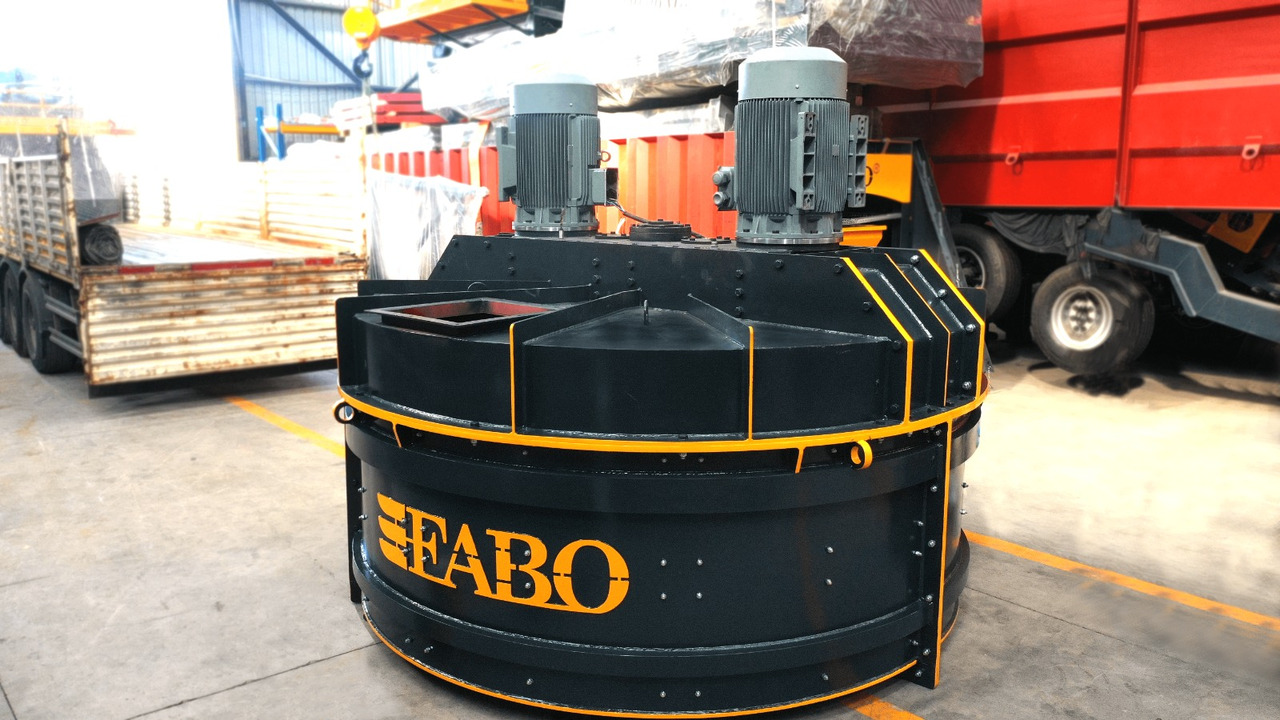 Новый Бетономешалка FABO twin shaft mixer: фото 6