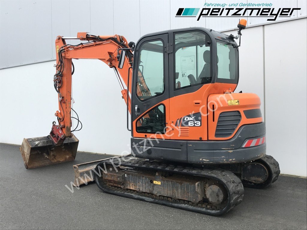 Doosan Kettenbagger DX 63-3 PowerTilt 070 , MS 03, mehrfach vorhanden - Мини-экскаватор: фото 4 Doosan Kettenbagger DX 63-3 PowerTilt 070 , MS 03, mehrfach vorhanden - Мини-экскаватор: фото 4