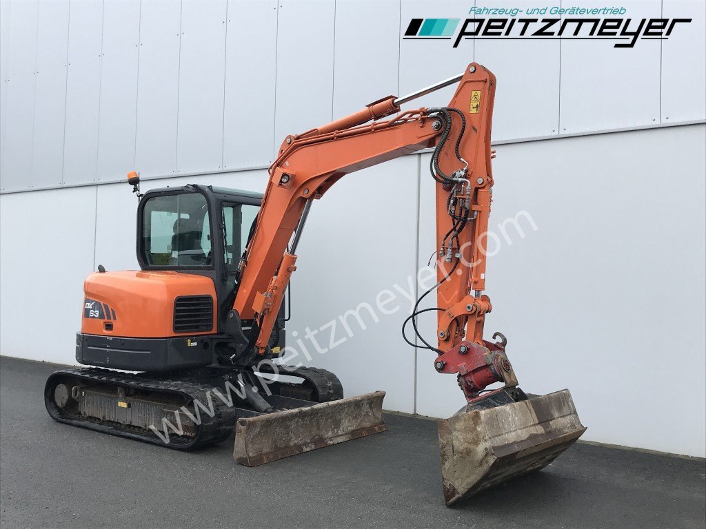 Doosan Kettenbagger DX 63-3 PowerTilt 070 , MS 03, mehrfach vorhanden - Мини-экскаватор: фото 2 Doosan Kettenbagger DX 63-3 PowerTilt 070 , MS 03, mehrfach vorhanden - Мини-экскаватор: фото 2