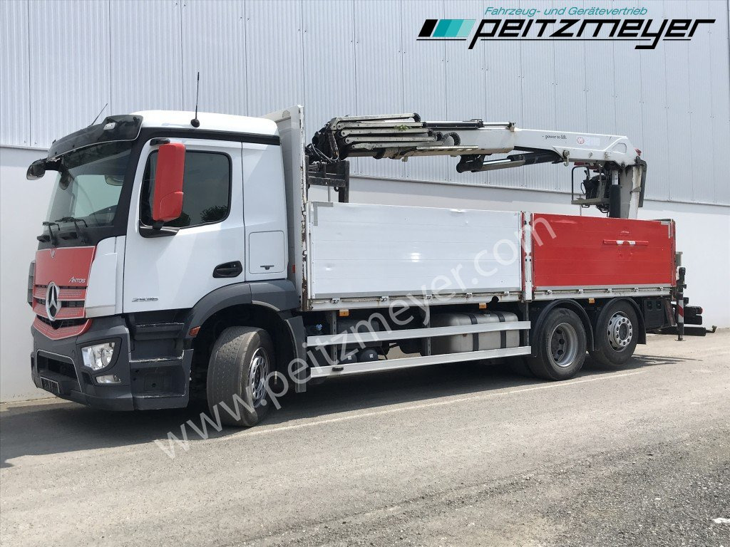 MERCEDES-BENZ Antos 2536 LL Pritsche HMF 2110-L5 5 fach Ausschub mit Steinzange - Грузовик бортовой/ Платформа, Автоманипулятор: фото 1 MERCEDES-BENZ Antos 2536 LL Pritsche HMF 2110-L5 5 fach Ausschub mit Steinzange - Грузовик бортовой/ Платформа, Автоманипулятор: фото 1