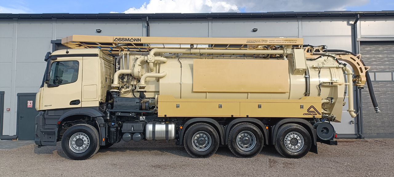 MERCEDES-BENZ AROCS ASSMANN stainless steel recykling - Ассенизатор: фото 5 MERCEDES-BENZ AROCS ASSMANN stainless steel recykling - Ассенизатор: фото 5