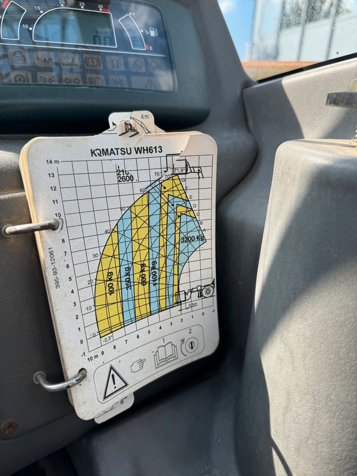 Телескопический погрузчик Komatsu WH 613: фото 10
