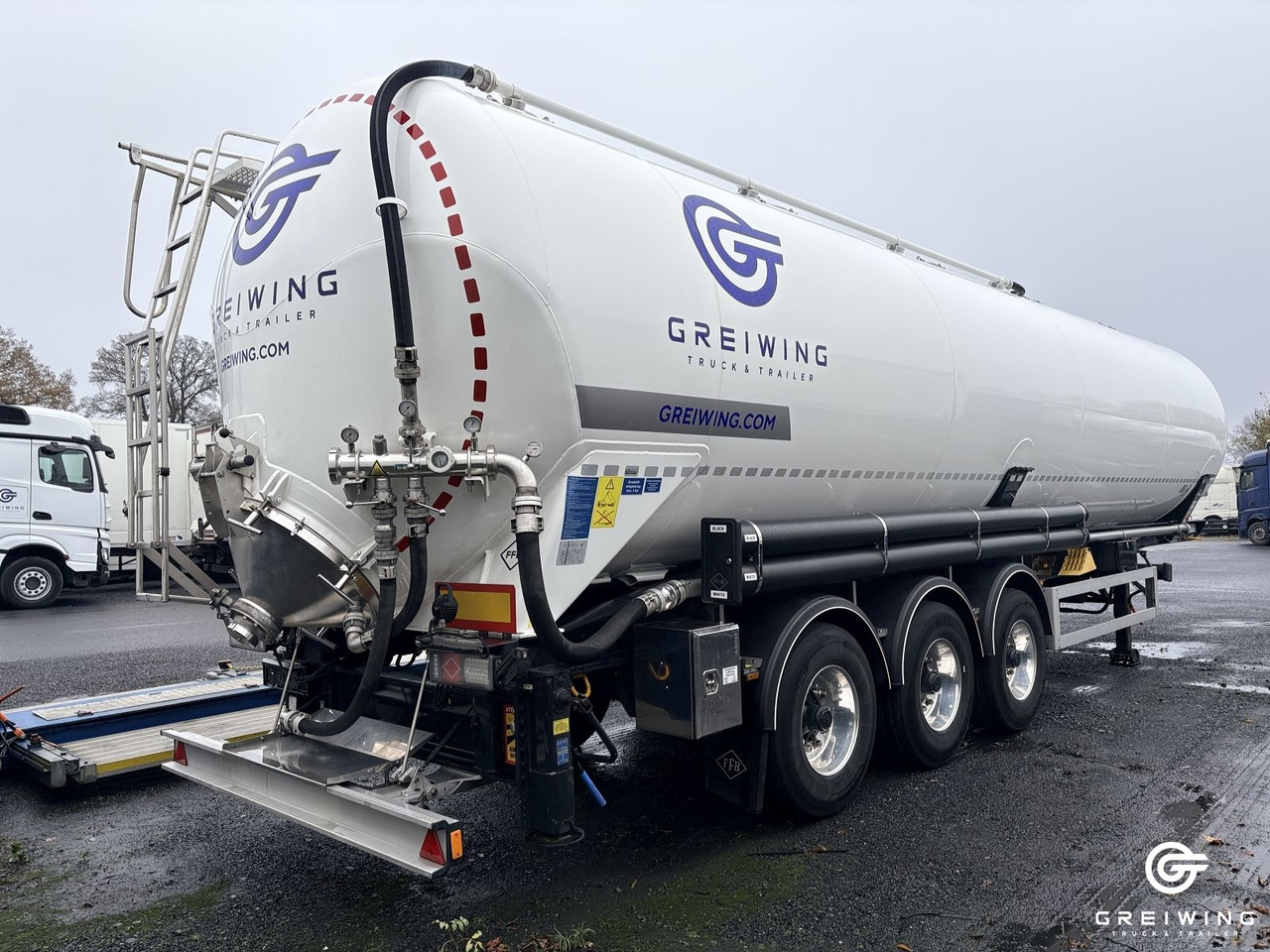 Feldbinder KIP 60.3 - Полуприцеп цистерна для сыпучих грузов: фото 4 Feldbinder KIP 60.3 - Полуприцеп цистерна для сыпучих грузов: фото 4