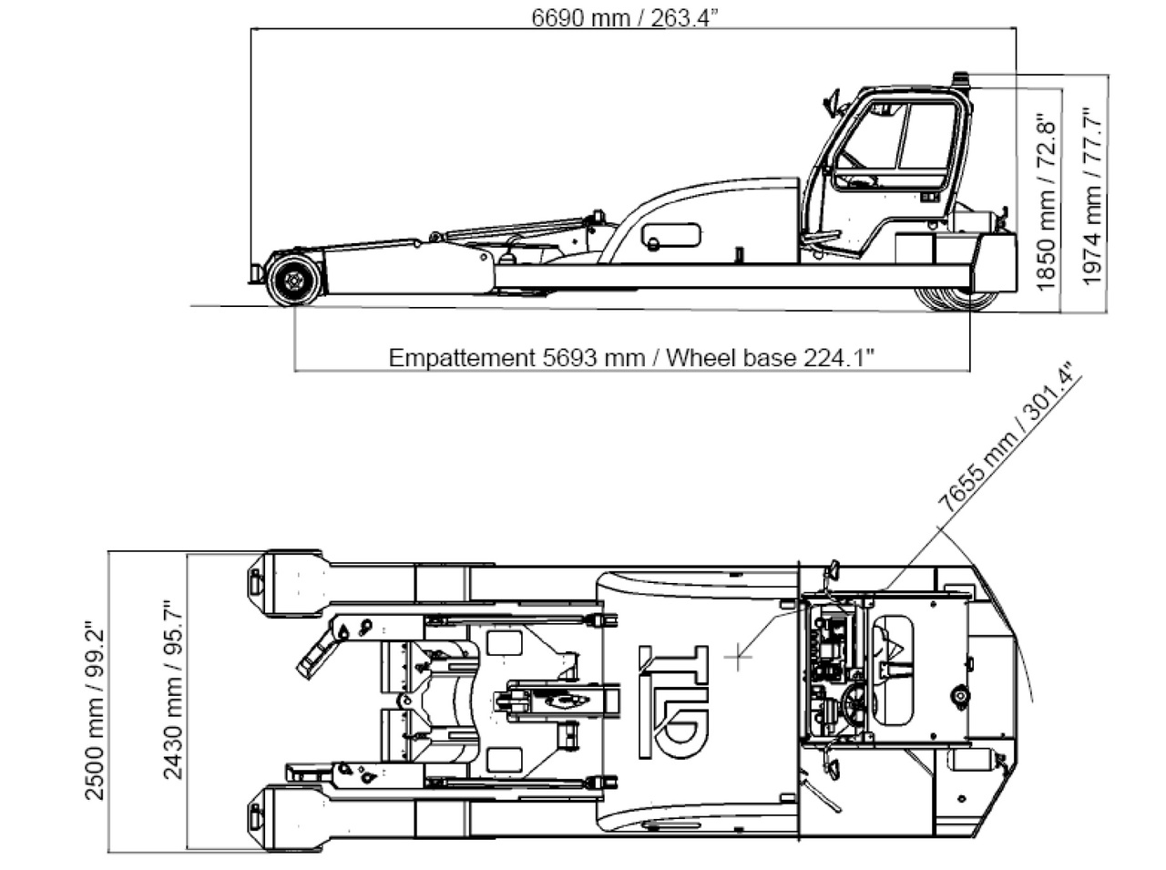 TLD Towbarless Pushback TPX 100 E - Аэродромный тягач: фото 5 TLD Towbarless Pushback TPX 100 E - Аэродромный тягач: фото 5