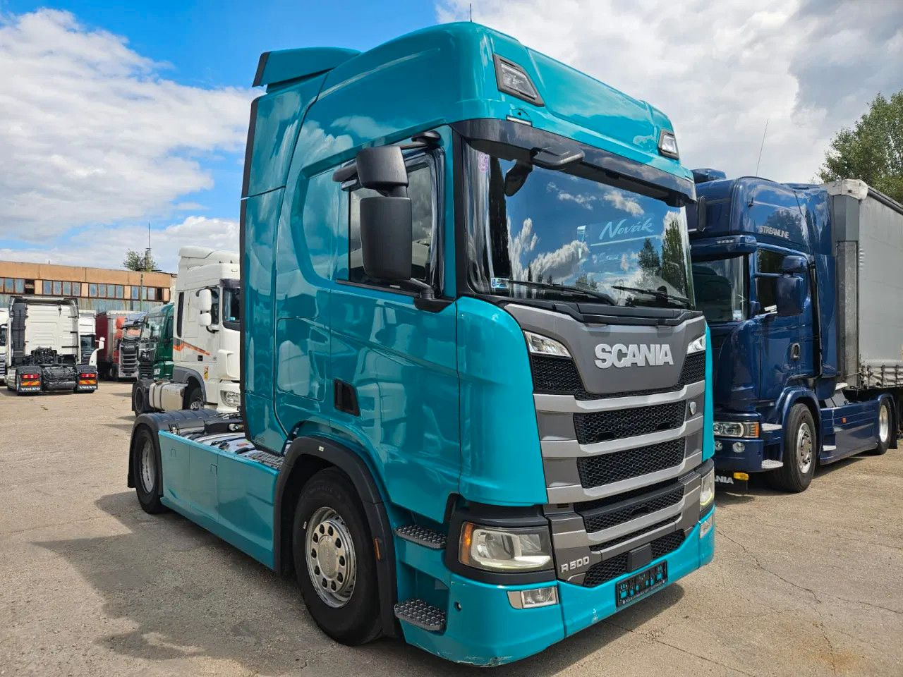Scania R500 Standard-Turquoise-Standklima-Big NAVI-Hydr - Тягач: фото 2 Scania R500 Standard-Turquoise-Standklima-Big NAVI-Hydr - Тягач: фото 2