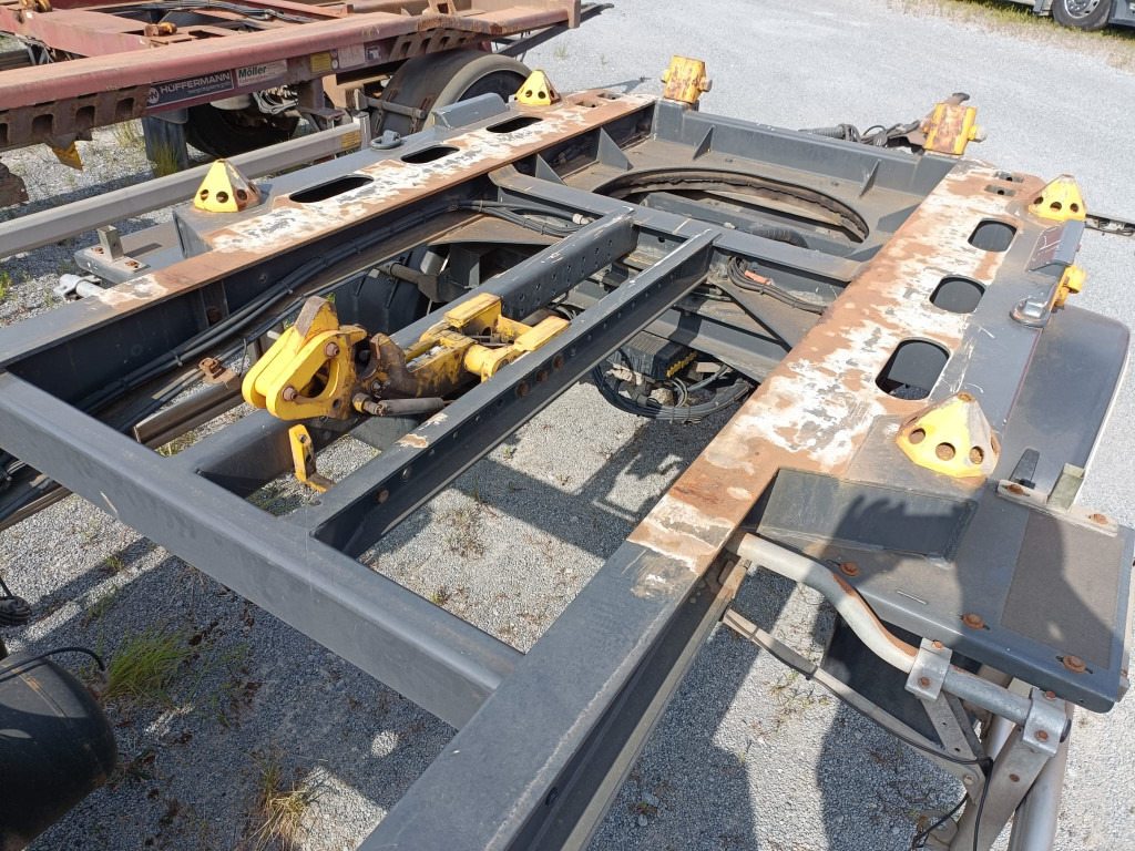 Прицеп-контейнеровоз/ Сменный кузов HUEFFERMANN HUEFFERMANN Anhänger für Absetzmulden Containeranhänger HMA 18.76 LS: фото 6