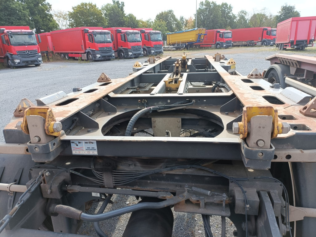 Прицеп-контейнеровоз/ Сменный кузов HUEFFERMANN HUEFFERMANN Anhänger für Absetzmulden Containeranhänger HMA 18.76 LS: фото 8