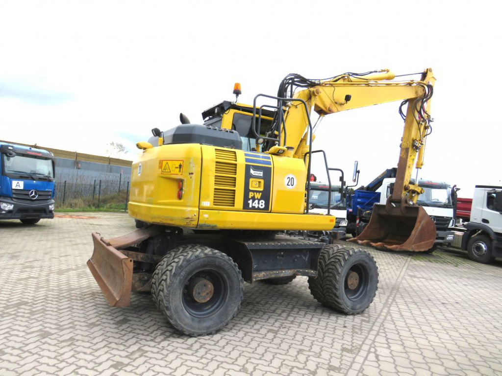 Колёсный экскаватор KOMATSU HANOMAG Mobilbagger PW 148 - 8 Bagger 6.824h Deutsch top: фото 9
