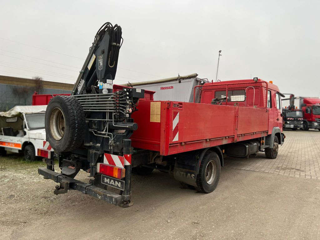 MAN LE 12.225 LC Pritsche Heckkran 6 Zylinder Doka Topzust - Грузовик бортовой/ Платформа, Автоманипулятор: фото 3 MAN LE 12.225 LC Pritsche Heckkran 6 Zylinder Doka Topzust - Грузовик бортовой/ Платформа, Автоманипулятор: фото 3