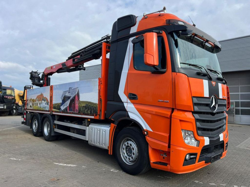 Mercedes-Benz Actros 2648 L 6x2 Pritsche Heckkran 3xhydr.Aussc - Автоманипулятор: фото 2 Mercedes-Benz Actros 2648 L 6x2 Pritsche Heckkran 3xhydr.Aussc - Автоманипулятор: фото 2