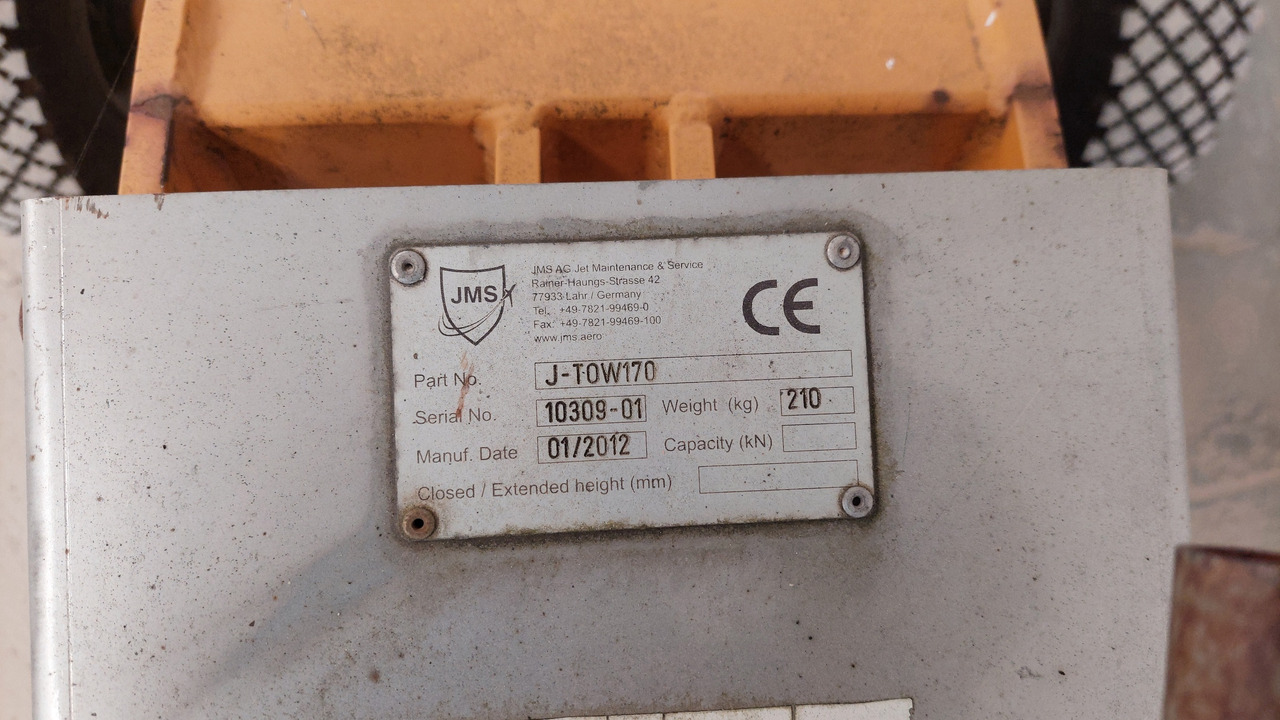 Towbar J-TOW170 JMS - Аэродромная техника: фото 2 Towbar J-TOW170 JMS - Аэродромная техника: фото 2