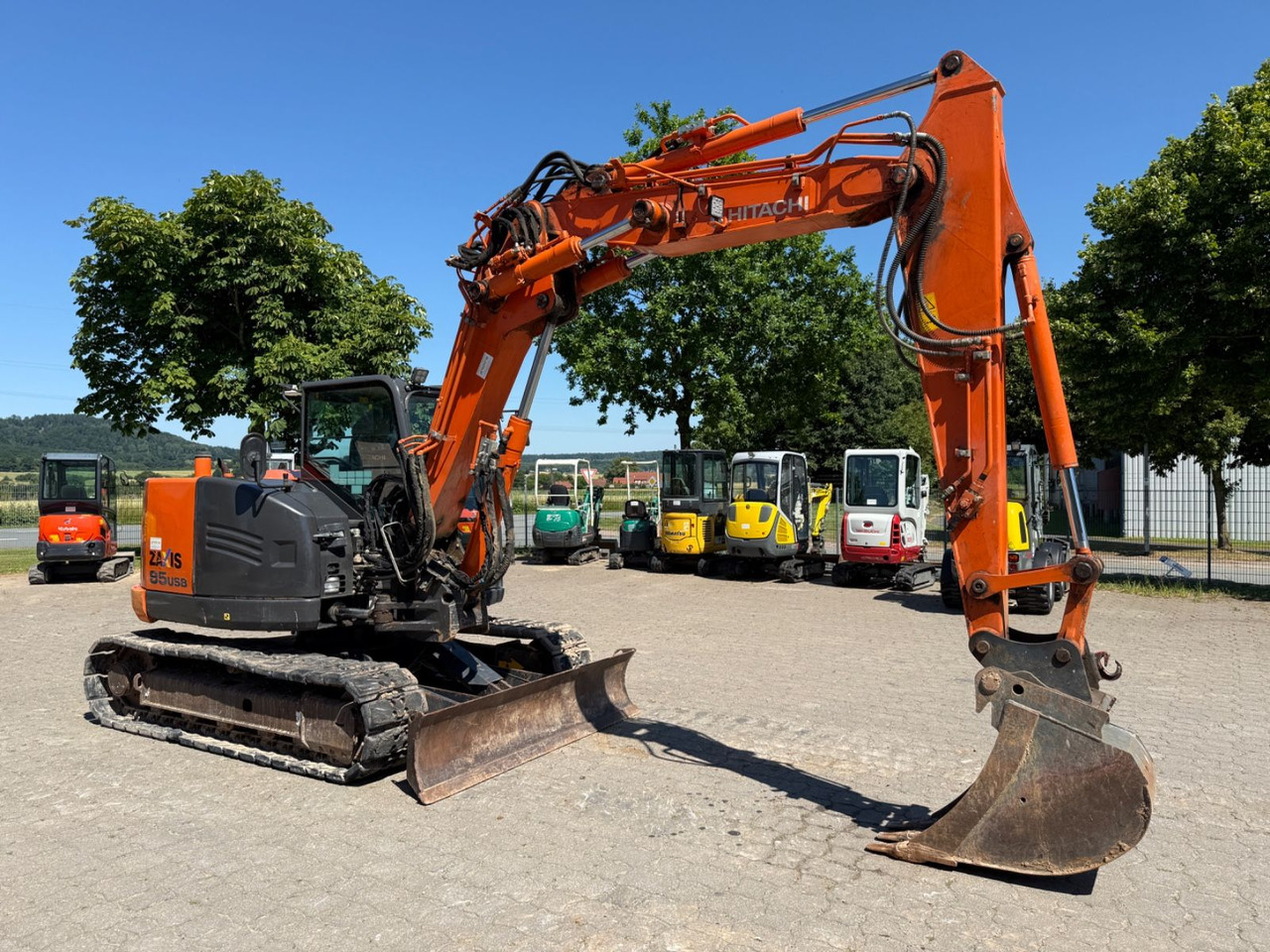 Hitachi ZX 85 USB-5A, Bj 17, 5190 BH, hydr. VA, MS08, TL - Мини-экскаватор: фото 3 Hitachi ZX 85 USB-5A, Bj 17, 5190 BH, hydr. VA, MS08, TL - Мини-экскаватор: фото 3