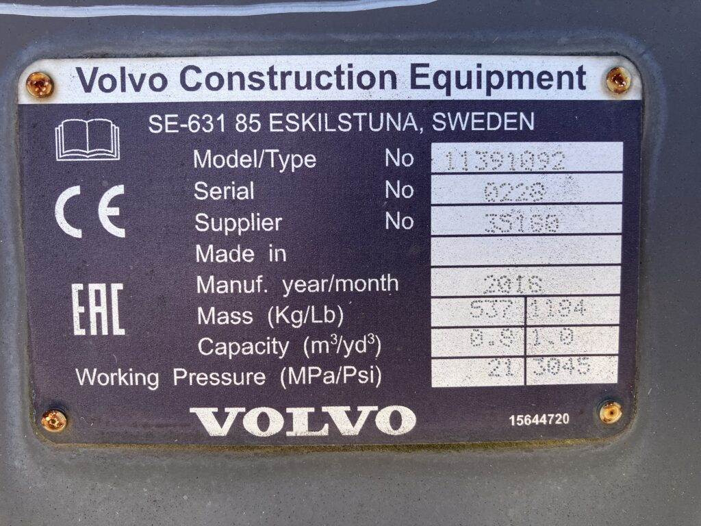 Volvo Klappschaufel mit Zähnen TPZ - Ковш: фото 5 Volvo Klappschaufel mit Zähnen TPZ - Ковш: фото 5