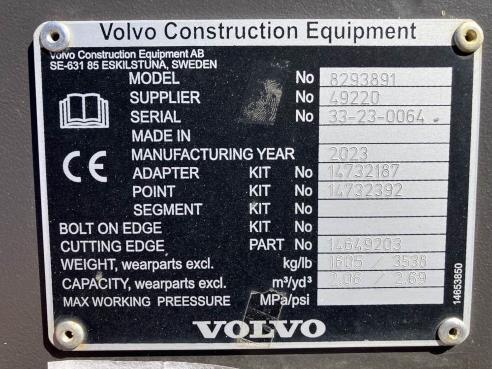 Volvo Tieflöffel mit Zähne S2 - Экскаватор-погрузчик: фото 4 Volvo Tieflöffel mit Zähne S2 - Экскаватор-погрузчик: фото 4