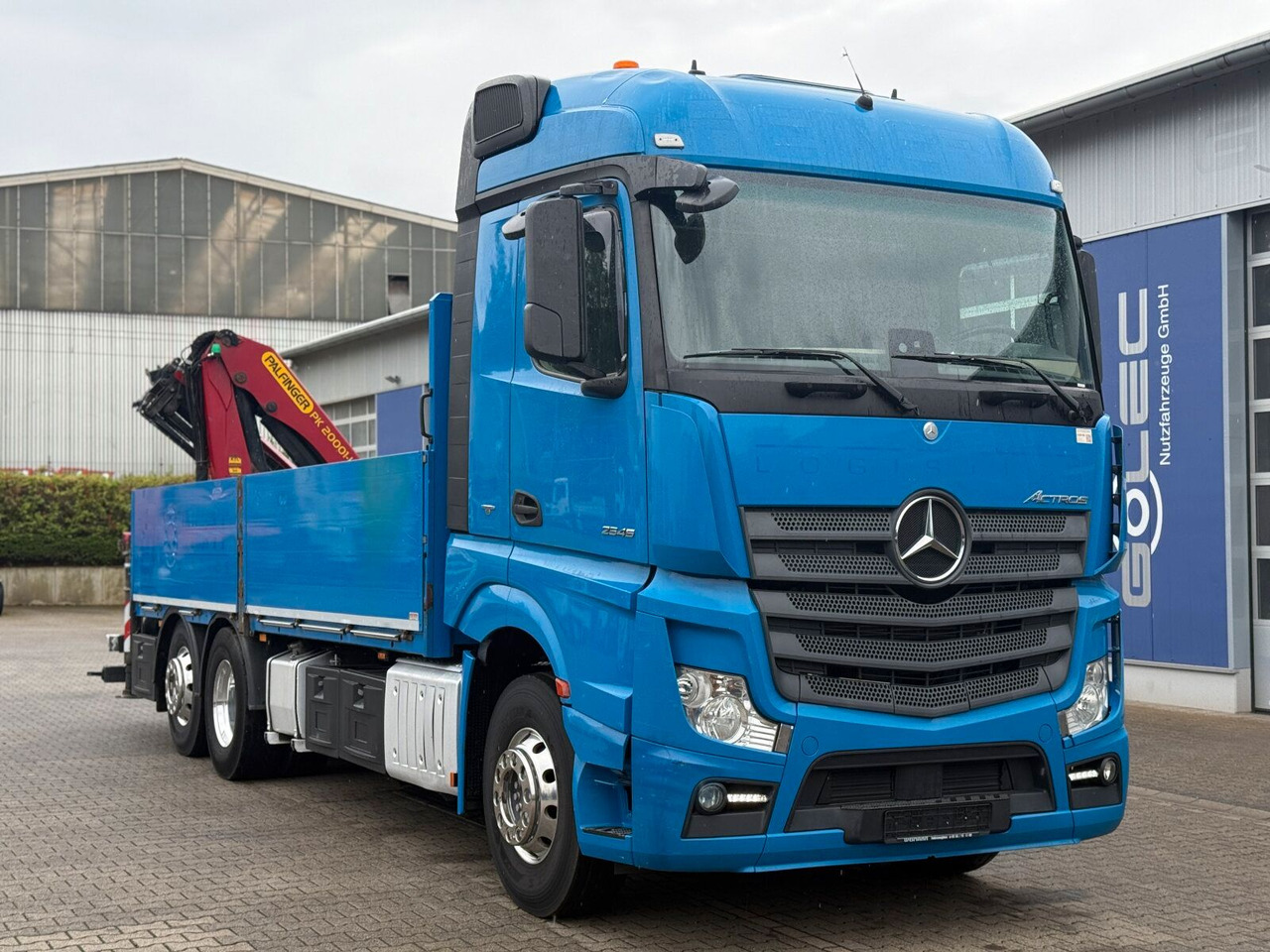 Mercedes-Benz ACTROS 2545 6x2 Pritsche Kran Palfinger PK20001K - Автоманипулятор: фото 1 Mercedes-Benz ACTROS 2545 6x2 Pritsche Kran Palfinger PK20001K - Автоманипулятор: фото 1