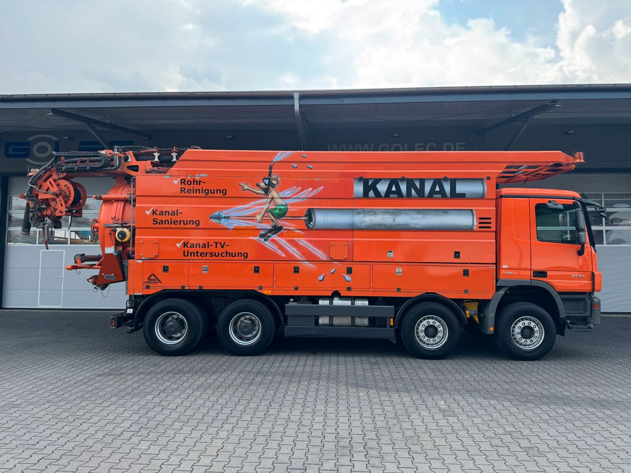 Mercedes-Benz ACTROS 4148 8x4 Kanalreiniger & Wasserrückgewinn - Ассенизатор: фото 3 Mercedes-Benz ACTROS 4148 8x4 Kanalreiniger & Wasserrückgewinn - Ассенизатор: фото 3