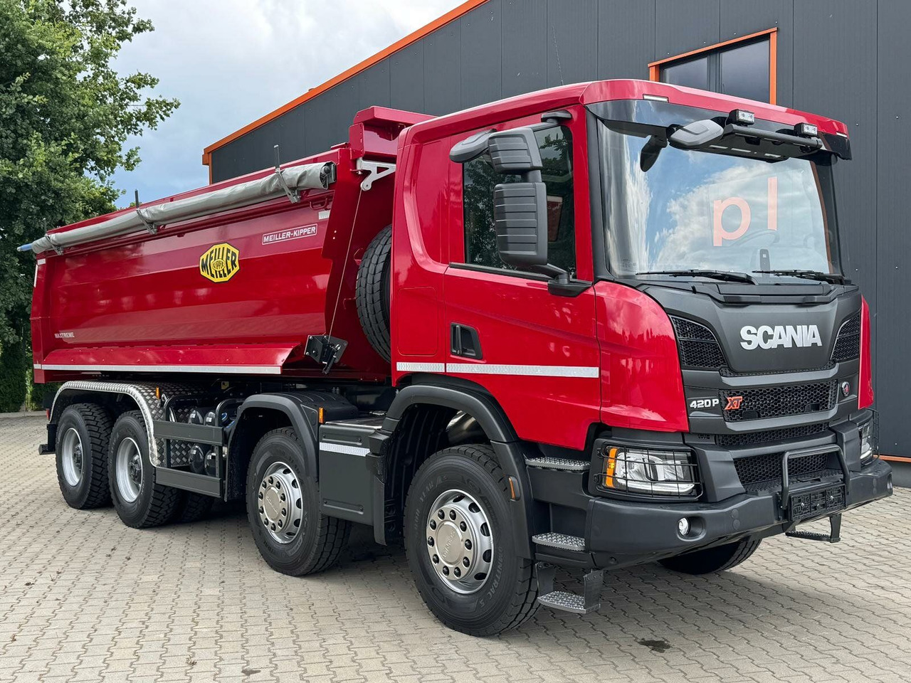 Scania P 420 8x4 Kipper Meiller Euro 6 - Самосвал: фото 1 Scania P 420 8x4 Kipper Meiller Euro 6 - Самосвал: фото 1