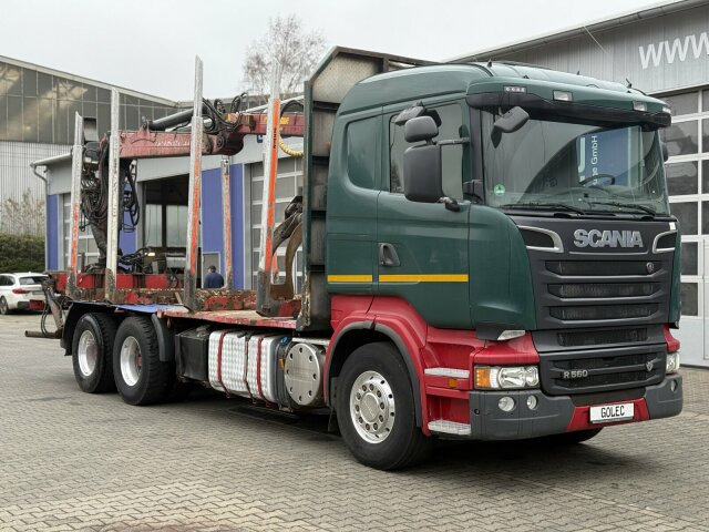 Scania R560 6x4 Holztransport Kran LOGLIFT HIAB 140S79R - Лесовоз, Автоманипулятор: фото 1 Scania R560 6x4 Holztransport Kran LOGLIFT HIAB 140S79R - Лесовоз, Автоманипулятор: фото 1