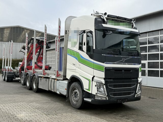 Volvo FH 510 8x4 Holztransporter Kran PENZ *Anhänger - Лесовоз, Автоманипулятор: фото 1 Volvo FH 510 8x4 Holztransporter Kran PENZ *Anhänger - Лесовоз, Автоманипулятор: фото 1