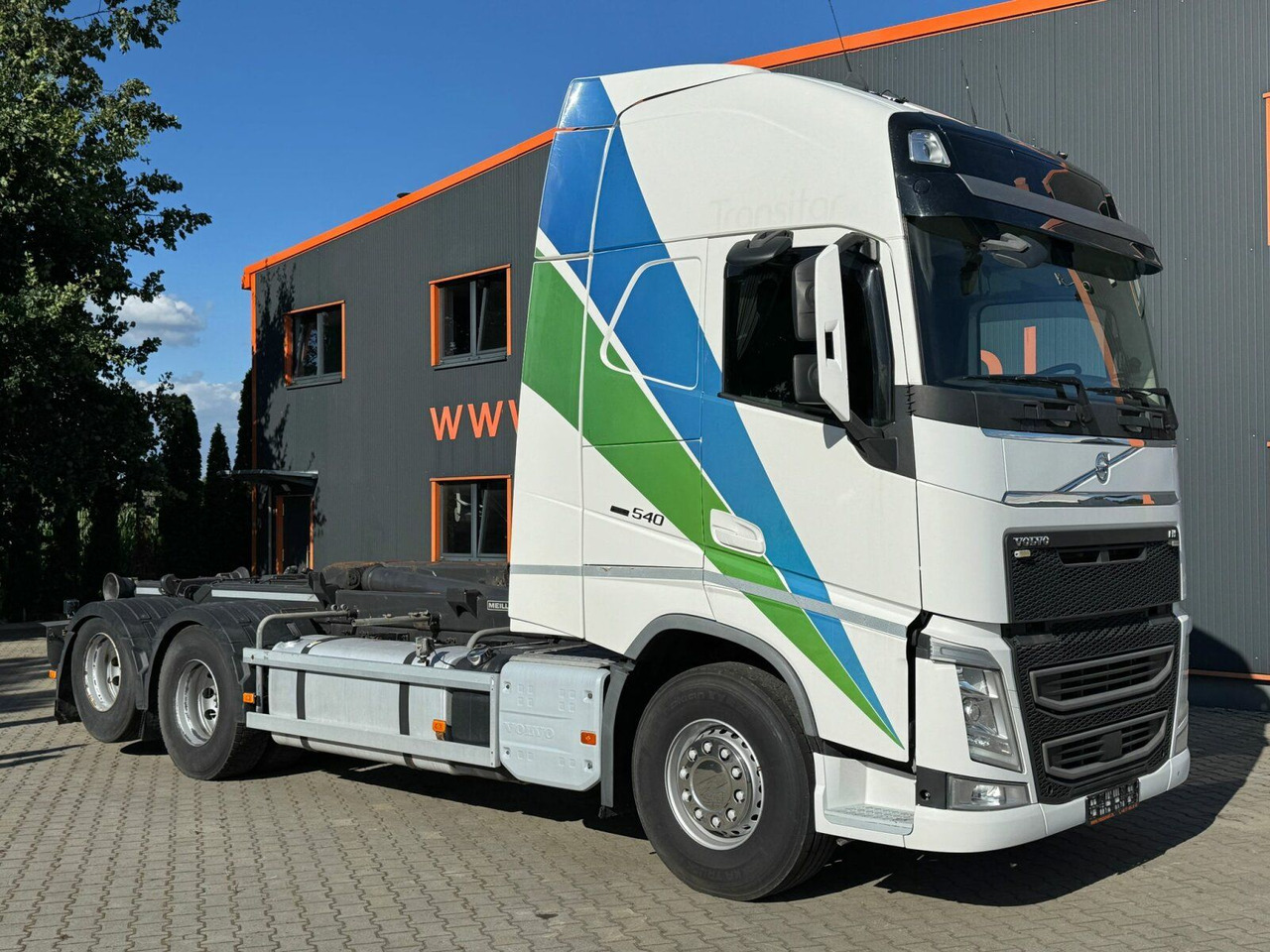 Volvo FH 540 6x2 Abrollkipper MEILLER RK 26.67 - Крюковой мультилифт: фото 1 Volvo FH 540 6x2 Abrollkipper MEILLER RK 26.67 - Крюковой мультилифт: фото 1