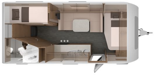 Knaus Sport 580 QS Truma Gasboiler - Прицеп дача: фото 1 Knaus Sport 580 QS Truma Gasboiler - Прицеп дача: фото 1