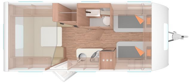 Weinsberg CaraOne 540 EUH Deckenschrank - Прицеп дача: фото 2 Weinsberg CaraOne 540 EUH Deckenschrank - Прицеп дача: фото 2