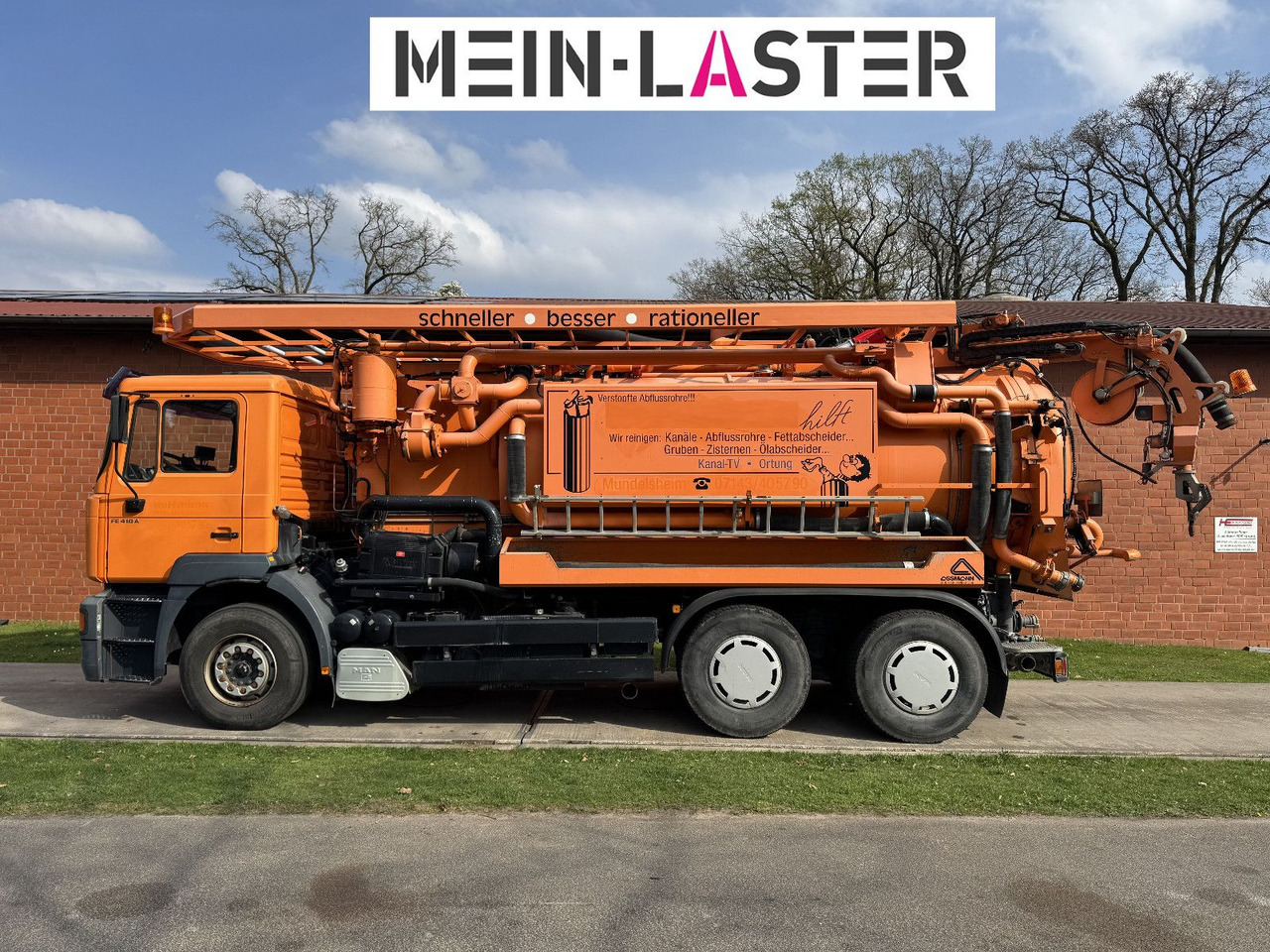 MAN FE 410 Assmann Saug HD Spüler Recycling + FB. - Ассенизатор: фото 4 MAN FE 410 Assmann Saug HD Spüler Recycling + FB. - Ассенизатор: фото 4