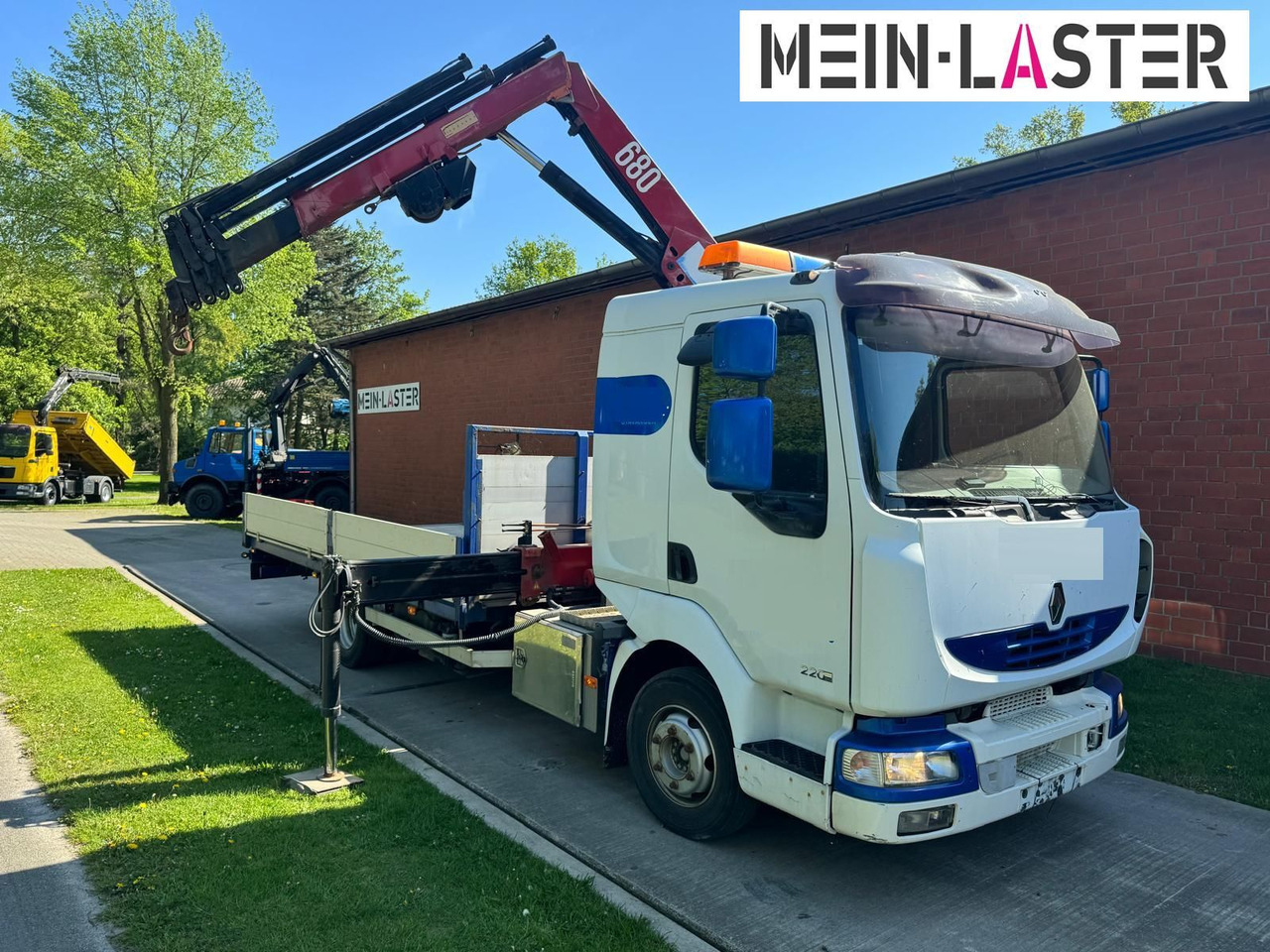 Автоманипулятор Renault Midlum 220 HMF 683 K4 15m-400 Kg Funk Seilwinde: фото 15