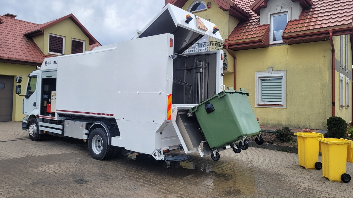 Мусоровоз Renault Midlum CONTAINER WEASHER LAVACASSONETTI MYJKA: фото 24