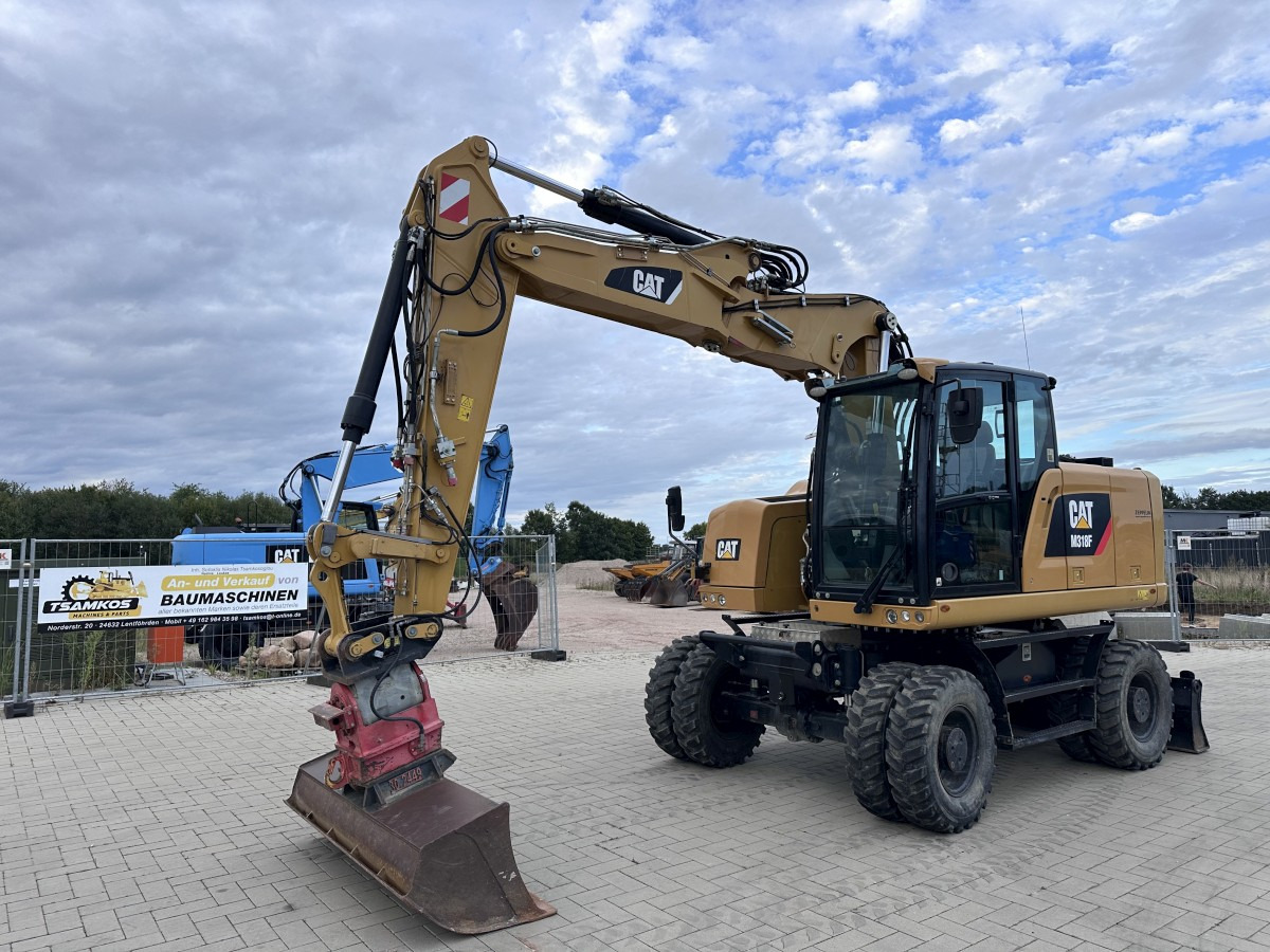 CATERPILLAR M 318 F Offset boom Deutsche Maschine Top ! - Колёсный экскаватор: фото 3 CATERPILLAR M 318 F Offset boom Deutsche Maschine Top ! - Колёсный экскаватор: фото 3