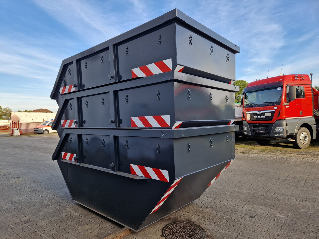 EACA 135.20 T FUCHS EACA 135.20 T, Absetzanhänger für 1 Mulde - Прицеп мультилифт/ Бункеровоз: фото 4 EACA 135.20 T FUCHS EACA 135.20 T, Absetzanhänger für 1 Mulde - Прицеп мультилифт/ Бункеровоз: фото 4