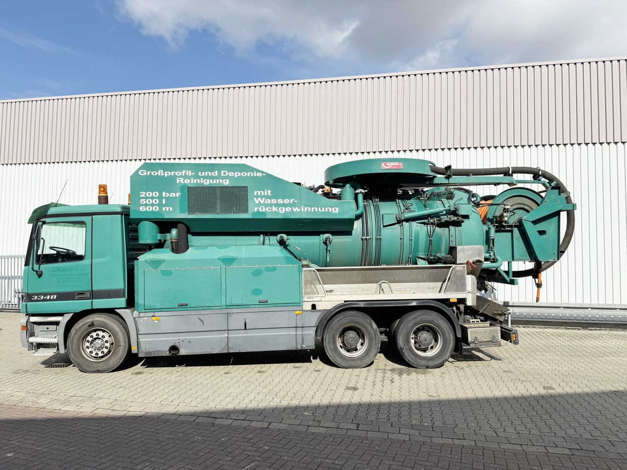 Mercedes-Benz Actros 3348 6x4 Actros 3348 6x4, V8, Kroll Saug-/Spülwagen ca. 14m³, Wasserrückgewinnung, Funk - Грузовик: фото 5 Mercedes-Benz Actros 3348 6x4 Actros 3348 6x4, V8, Kroll Saug-/Spülwagen ca. 14m³, Wasserrückgewinnung, Funk - Грузовик: фото 5