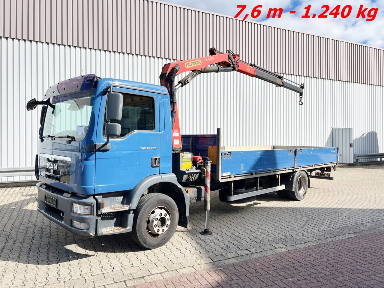 MAN TGM 15.250/340 4X2 BL TGM 15.250/340 4X2 BL mit Kran Palfinger PK 11001 - Автоманипулятор, Грузовик бортовой/ Платформа: фото 1 MAN TGM 15.250/340 4X2 BL TGM 15.250/340 4X2 BL mit Kran Palfinger PK 11001 - Автоманипулятор, Грузовик бортовой/ Платформа: фото 1