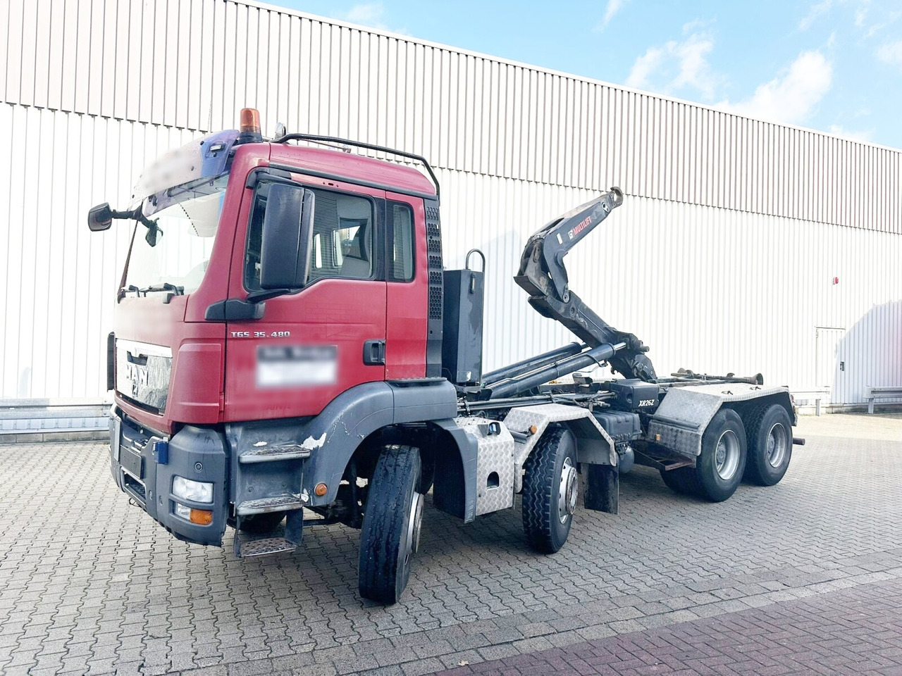 MAN TGS 35.480 8X4 BL TGS 35.400 8x4 BL, Schub-Knick bis 6,5m Container - Крюковой мультилифт: фото 1 MAN TGS 35.480 8X4 BL TGS 35.400 8x4 BL, Schub-Knick bis 6,5m Container - Крюковой мультилифт: фото 1