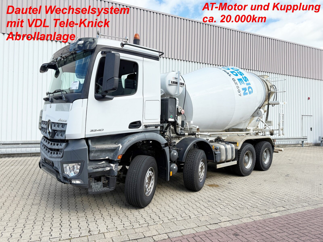 Mercedes-Benz Arocs 3240 8x4 Arocs 3240 8x4, 9 cbm Liebherr HTM 904 F - Автобетоносмеситель: фото 1 Mercedes-Benz Arocs 3240 8x4 Arocs 3240 8x4, 9 cbm Liebherr HTM 904 F - Автобетоносмеситель: фото 1