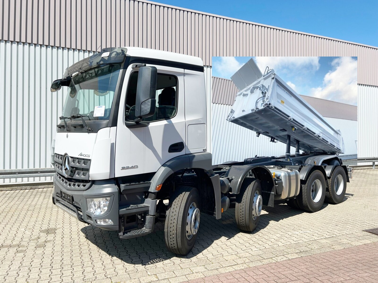 Mercedes-Benz Arocs 3240 8x4 Arocs 3240 8x4, Meiller 3-Seiten Kipper, ca. 14m³ - Самосвал: фото 1 Mercedes-Benz Arocs 3240 8x4 Arocs 3240 8x4, Meiller 3-Seiten Kipper, ca. 14m³ - Самосвал: фото 1
